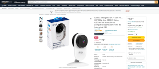 Câmera Inteligente da i2GO em FULL HD - R$ 179,90