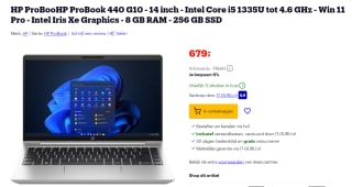 HP ProBook 440 G10 (9G298ET) voor €679 bij Bol