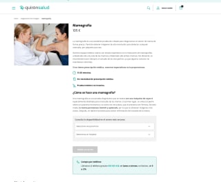 Mamografías Gratis en Hospitales QuirónSalud este 18 octubre 2024