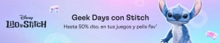 Hasta 50% + 15% + 5€ EXTRA en tus compras Geek Days Stitch grandes ofertas