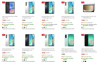 Hasta 30% + 15% EXTRA descuento en móviles Samsung