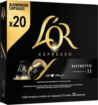 5 Caixas Café da L'or em Cápsula Ristretto - R$ 43,72
