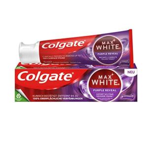 12 x 75ml Pasta de Dientes Colgate Max White Purple Reveal por solo 26,29€