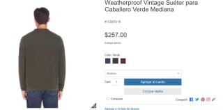Weatherproof Vintage Suéter para Caballero por $257 en Costco