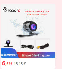 Camara trasera para coche por 6,63€