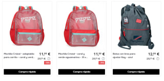 Pepe Jeans estuches y mochilas colegio desde solo 2,99€