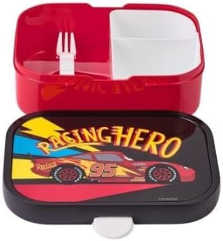 Lunchset Campus (schoolbeker & lunchbox) - Cars go voor €12,99 bij Amazon
