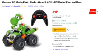 Carrera RC - Super Mario Quad Yoshi voor €34,49 bij Bol.