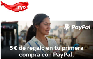 5€ de regalo por pagar con Paypal el Iryo
