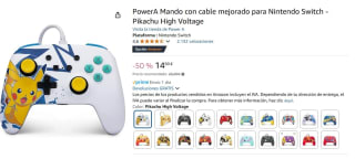 PowerA Mando con cable mejorado para Nintendo Switch Pikachu High Voltaje por 14,90