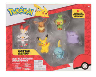 Pack x6 figuras Pokémon Jazwares por $250