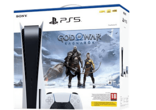 Consola Sony PS5 825GB 4K UHD Blu ray + Juego God Of War: Ragnarok por 569€