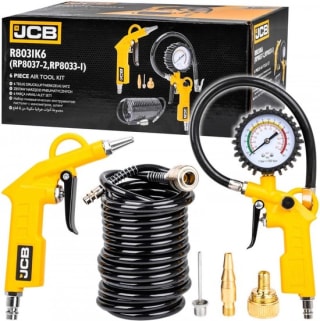 JCB - Airpress Compressor Accessoiresset - 6-delig - Slang 5 meter
