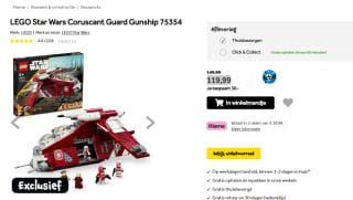LEGO Star Wars Coruscant Guard Gunship voor €119,99 bij Intertoys