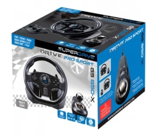 Subsonic GS850-X Zwart USB Stuurwiel + pedalen voor €83,74 bij Proshop