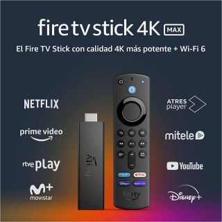 Reproductor Fire TV Stick 4K Max con Wi-Fi 6 y mando por 34,70€ amazon