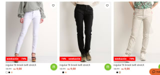 Alle damesbroeken voor €9 bij Terstal