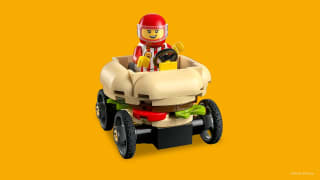 Bouw een LEGO® City Zeepkist-racewagen en neem hem mee naar huis!