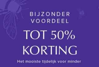 Tot 50% korting bij de Bijenkorf