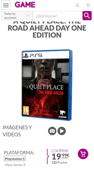 A Quiet Place: The Road Ahead PS5 por 19,99€.