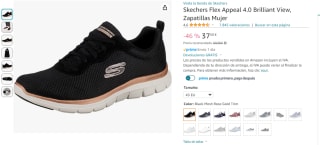 Zapatillas Skechers Flex Appeal 4.0 por 37,50€