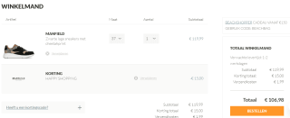 Manfield kortingscode voor €15 korting op je bestelling