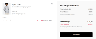 Lyle & Scott HOODIE - Hoodie voor €18,84 dmv code bij Otrium