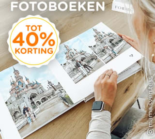 Tot 40% korting op fotoboeken bij Smartphoto
