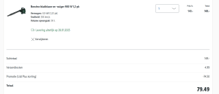 PARKSIDE® Benzine bladblazer en -zuiger 900 W 1,2 pk voor €74,50 via de Lidl plus app