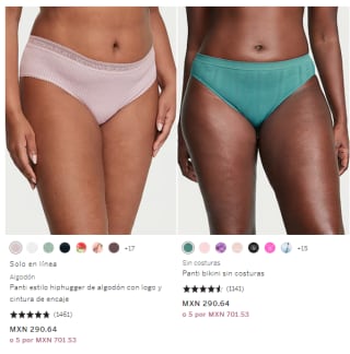 Oferta de 5 Pantys Victoria's Secret por $703
