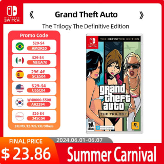 Juego Grand Theft Auto The Trilogy Nintendo Switch OLED Lite por solo 27,09€
