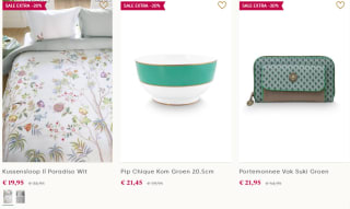 20% korting op alles (ook sale) bij Pip Studio