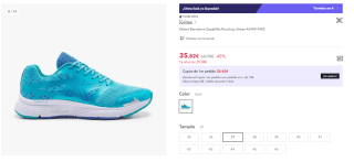 Zapatillas de Hombre Kelme Barcelona por 35.82€ (Cuenta Nueva 23.82€)