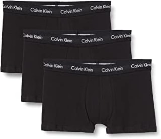 Calvin Klein Men's 3 Pack Low Rise Trunks for £21 at Amazon