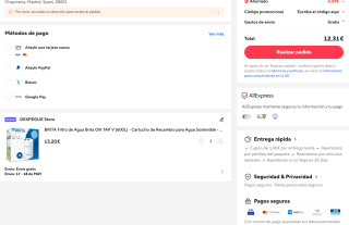 BRITA Filtro de Agua Brita ON TAP V (600L) Cartucho de Recambio por solo 12,31€