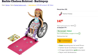 Barbie Chelsea Wheelchair Modepop voor €14,80 bij Bol