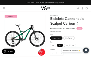 Bicicleta Cannondale Scalpel Carbon 4 por 2.159€
