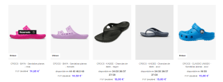 Calzado Crocs desde solo 11€ en Privé By Zalando