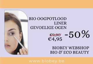 -50% Bio oogpotlood gevoelige ogen Biobey