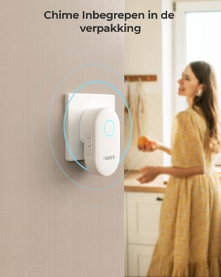 Reolink Video Doorbell PoE-versie + chime bedraad voor €92,79 bij Amazon