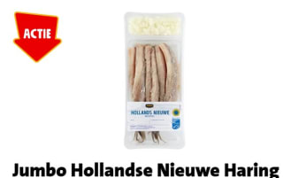Hollandse Nieuwe Haring Schaal 4 stuks voor €2,99 bij de Jumbo