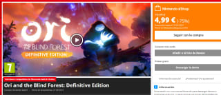 Nintendo eshop: Ori and the Blind Forest: Definitive Edition por solo 4.15€