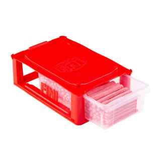 Tubes de Morango Azedinho da Finibox de 1kg - R$ 32,12