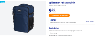 Spilbergen reistas Dublin voor €9,95 bij Action