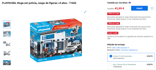 30% Extra descuento en Playmobil en Carrefour grandes ofertas