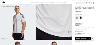 Camisa Masculina da Adidas, modelo Polo Condivo 22 - R$ 179,99