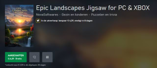 Epic Landscapes Jigsaw voor PC en XBOX gratis in de Xbox store