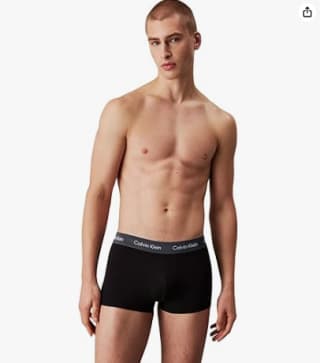Pack de 5 Boxers Calvin Klein - Coton Stretch à 66,40€