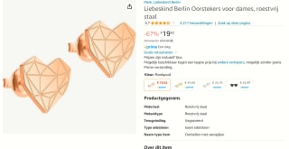 Liebeskind Oorknopjes voor €19,82 bij Amazon