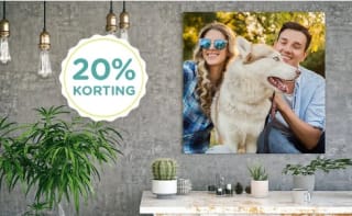 20% korting op wanddecoratie bij Smartphoto